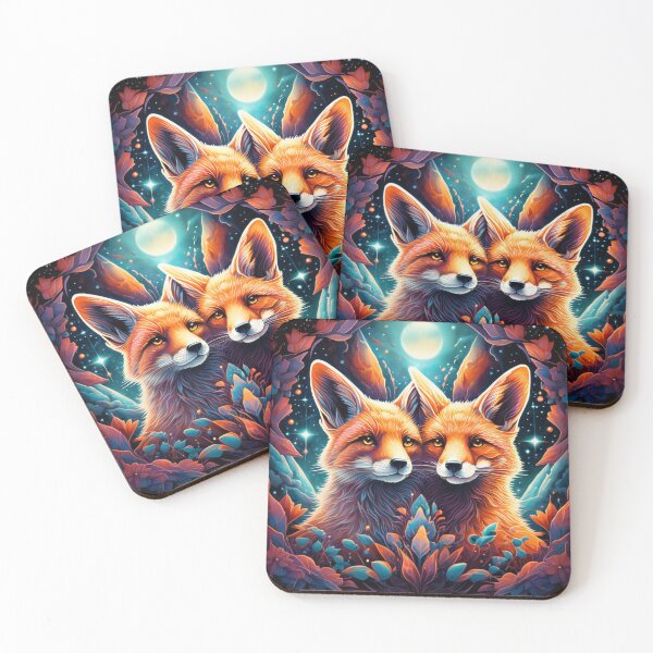 Item preview, Space Foxes, radiant symmetry designed and sold by Grifon-J.