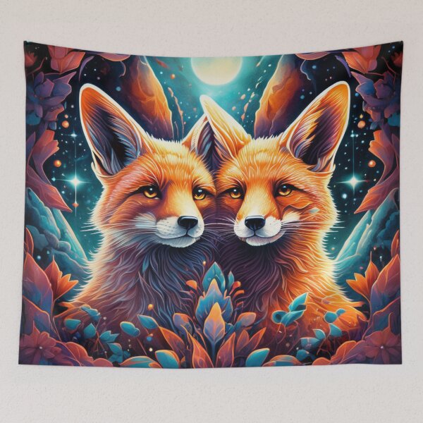 Item preview, Space Foxes, radiant symmetry designed and sold by Grifon-J.
