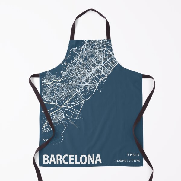 Item preview, Barcelona Blueprint City Map designed and sold by Peek-Designs.