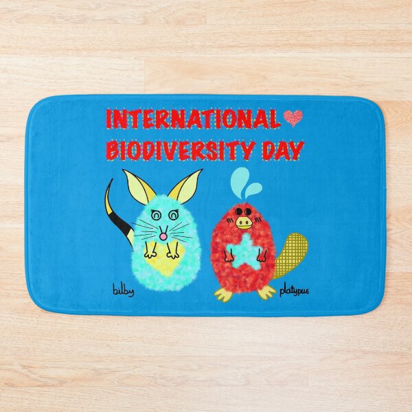 Item preview, International Biodiversity Day Platypus and Bilby designed and sold by chowlet.