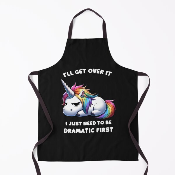 Item preview, Funny Grumpy Unicorn - I'll Get Over It designed and sold by SerhiiArt.