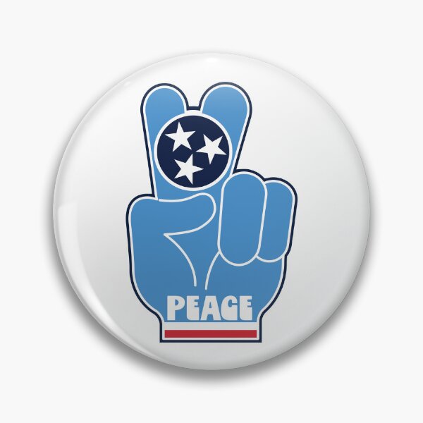Item preview, Peace hand Tennessee designed and sold by Sidebarstudio.