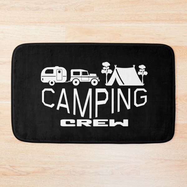 Item preview, Camping Crew Retro Groovy Typographic Dark Design designed and sold by Raise2Shine.