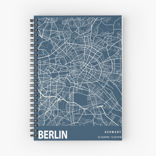 Item preview, Berlin Blueprint City Map designed and sold by Peek-Designs.