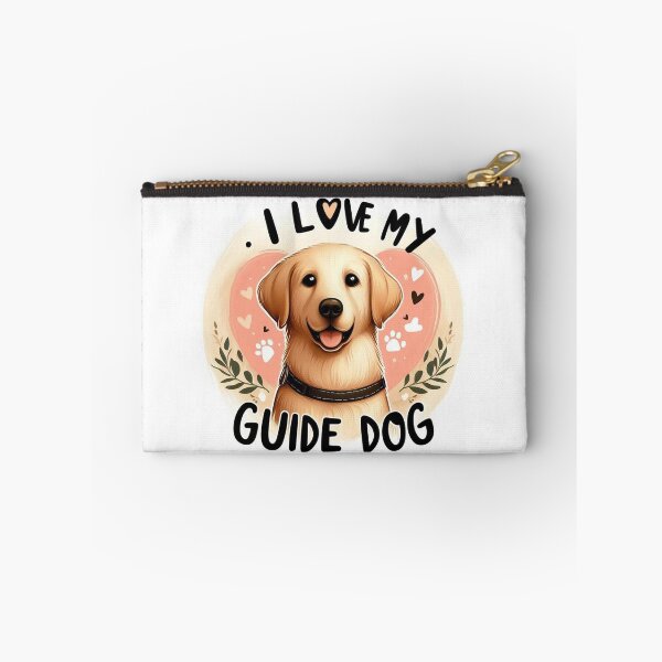 Aperçu de l'œuvre J'adore mon chien-guide créée et vendue par Vkinsify.