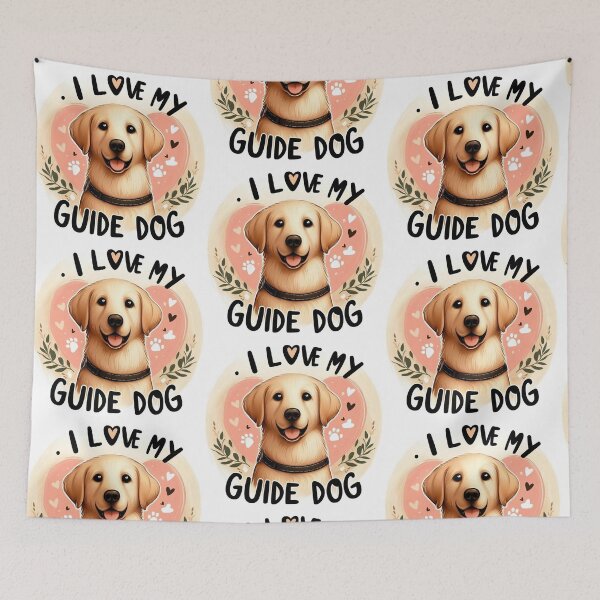 Item preview, I love my guide dog designed and sold by Vkinsify.