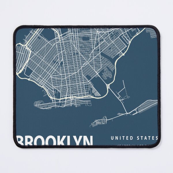 Item preview, Brooklyn Blueprint City Map designed and sold by Peek-Designs.