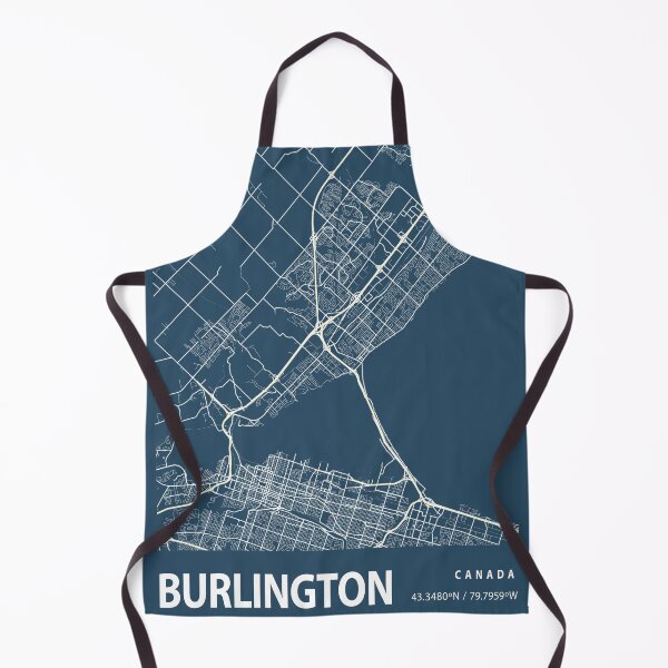 Item preview, Burlington Blueprint City Map designed and sold by Peek-Designs.