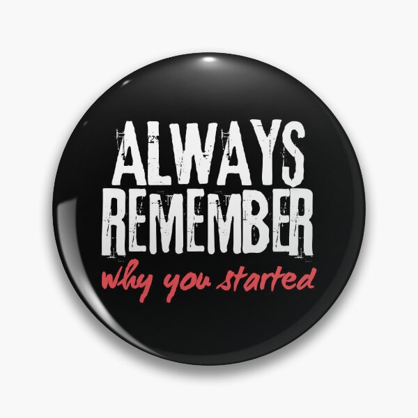 Item preview, Always Remember Why You Started Positive Quotes designed and sold by MateZone.