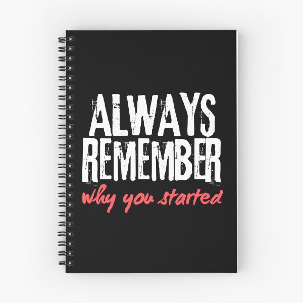 Item preview, Always Remember Why You Started Positive Quotes designed and sold by MateZone.