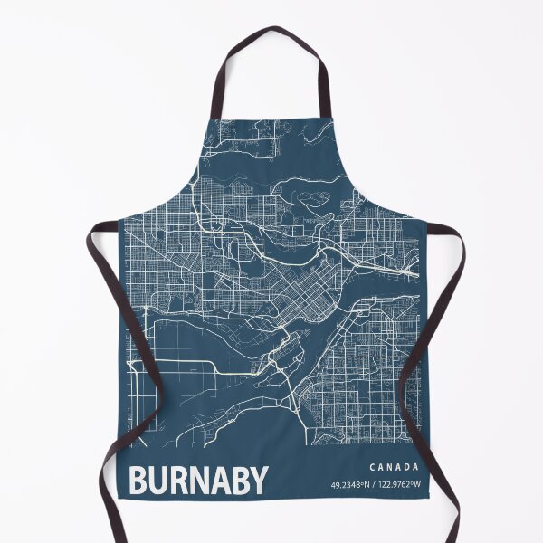 Item preview, Burnaby Blueprint City Map designed and sold by Peek-Designs.