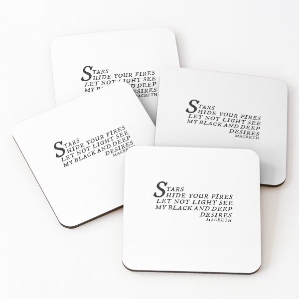 Item preview, Shakespeare Stars Hide Your Fires Sticker designed and sold by Katt M..