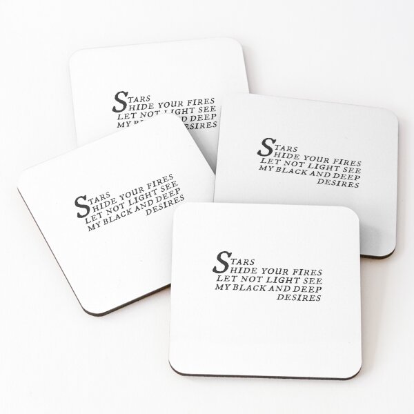Item preview, Shakespeare Stars Hide Your Fires Sticker designed and sold by Katt M..
