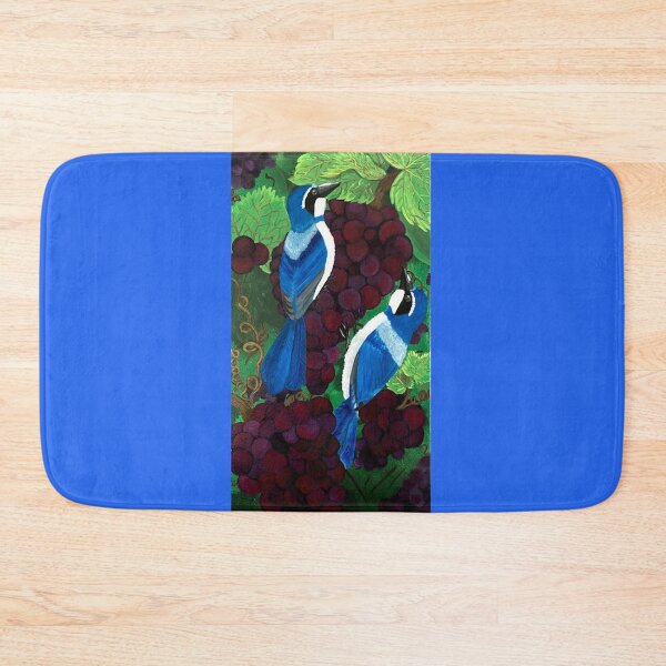 Item preview, Grapes and Blue Jays designed and sold by MakingsByMarcene.