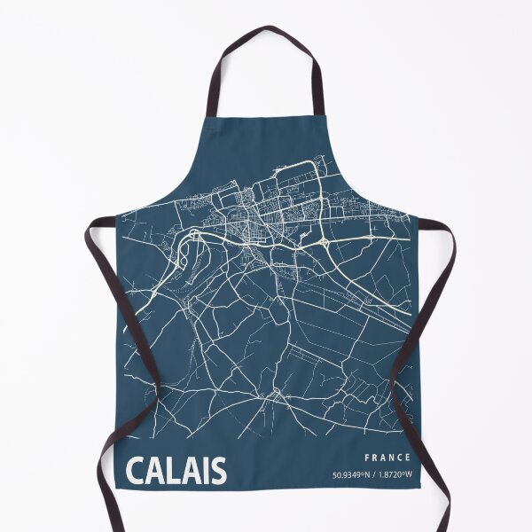 Item preview, Calais Blueprint City Map designed and sold by Peek-Designs.