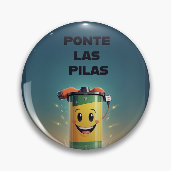 Item preview, get your batteries spanish positive quotes designed and sold by La Loca.