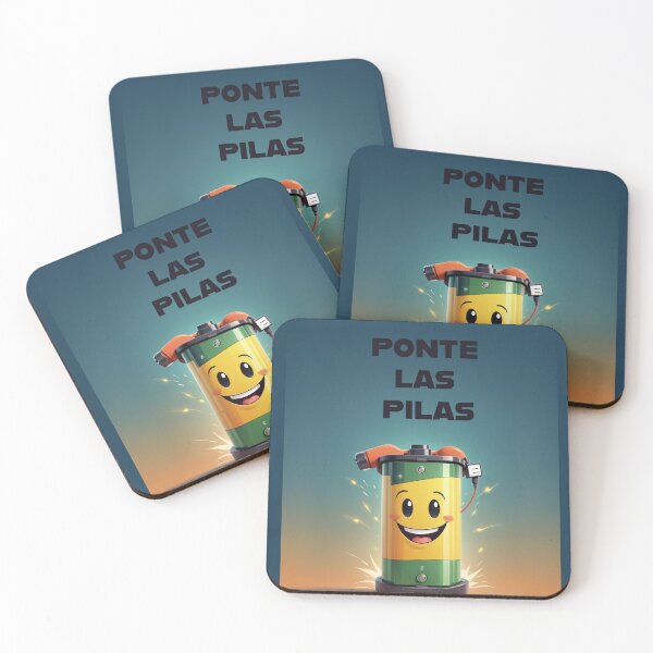 Item preview, get your batteries spanish positive quotes designed and sold by La Loca.