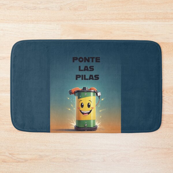 Item preview, get your batteries spanish positive quotes designed and sold by La Loca.