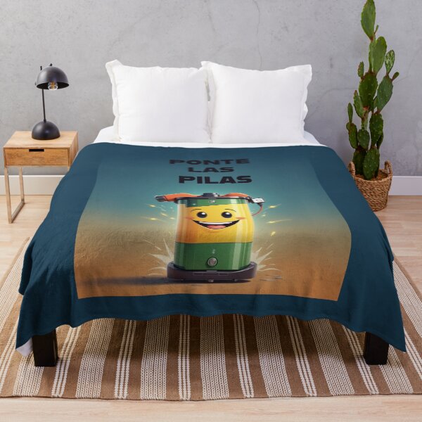 Item preview, get your batteries spanish positive quotes designed and sold by La Loca.