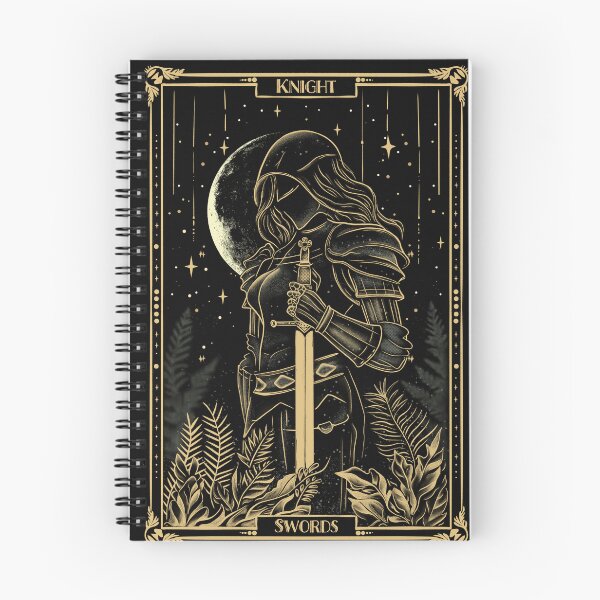 Item preview, Knight of Swords Tarot Card designed and sold by daianaart.