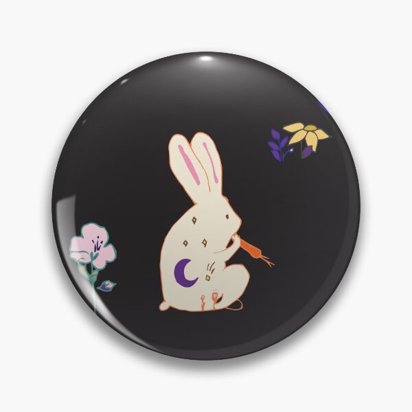 Item preview, Rabbit on black. designed and sold by fabudesigns11.