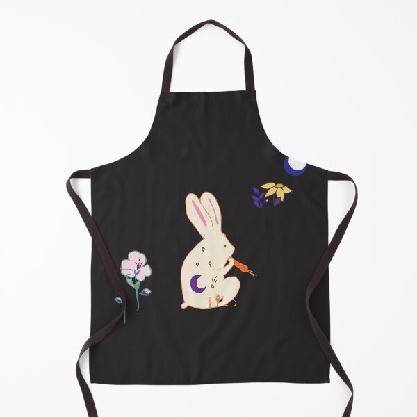 Item preview, Rabbit on black. designed and sold by fabudesigns11.