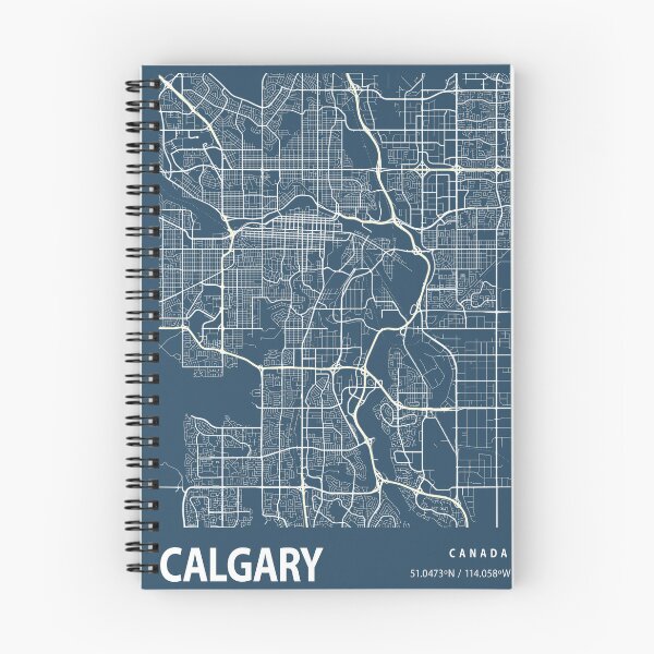 Item preview, Calgary Blueprint City Map designed and sold by Peek-Designs.