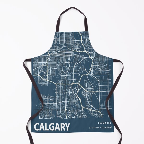 Item preview, Calgary Blueprint City Map designed and sold by Peek-Designs.