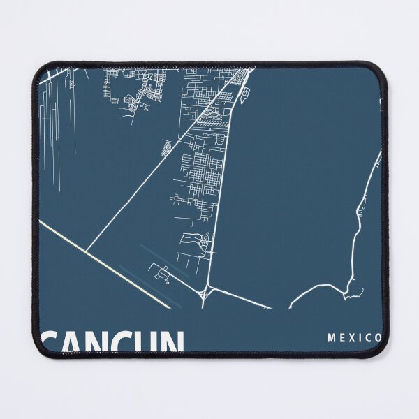 Item preview, Cancun Blueprint City Map designed and sold by Peek-Designs.