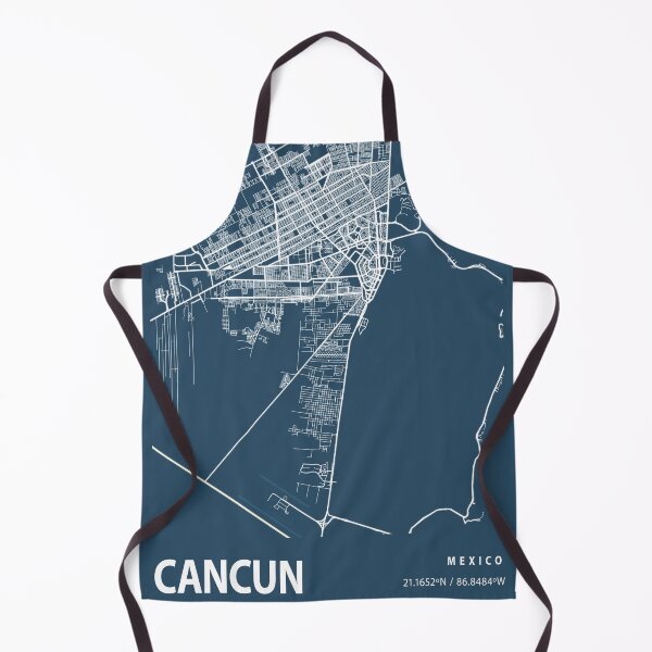 Item preview, Cancun Blueprint City Map designed and sold by Peek-Designs.