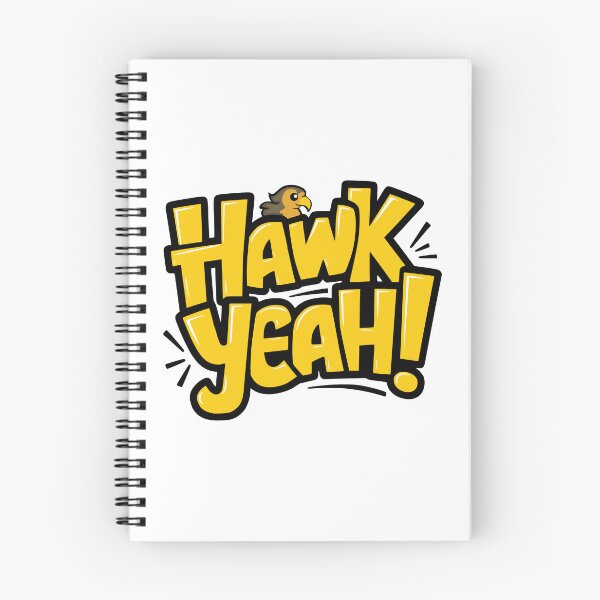 Item preview, Hawk Yeah! Cute Hawk Pun Yellow designed and sold by PMCreative.