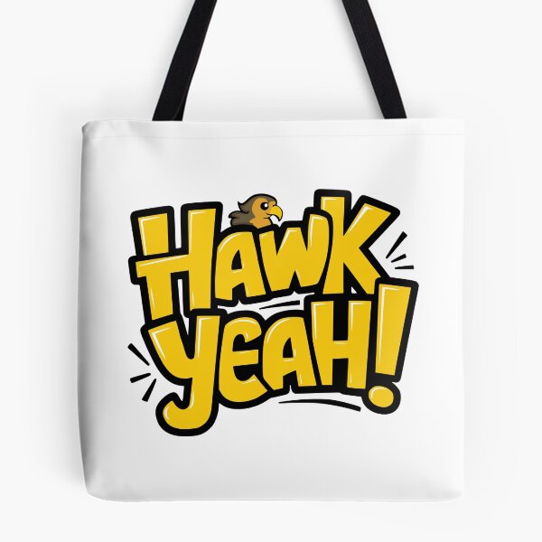 Item preview, Hawk Yeah! Cute Hawk Pun Yellow designed and sold by PMCreative.