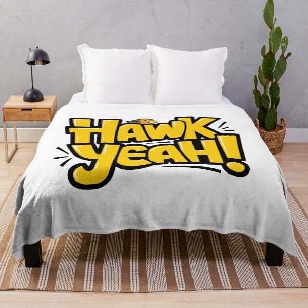 Item preview, Hawk Yeah! Cute Hawk Pun Yellow designed and sold by PMCreative.