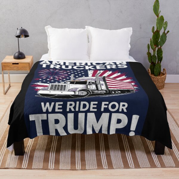 Item preview, American Truckers Ride for Trump designed and sold by Pixel-Lair.