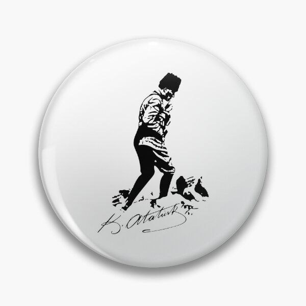 Item preview, Mustafa Kemal ATATÜRK (Black Design) designed and sold by WeirdStuffStore.