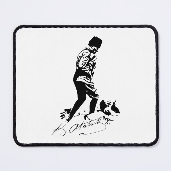 Item preview, Mustafa Kemal ATATÜRK (Black Design) designed and sold by WeirdStuffStore.