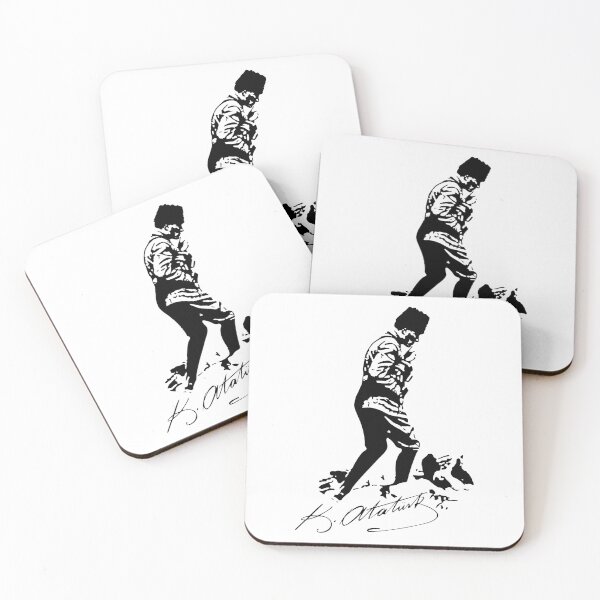 Item preview, Mustafa Kemal ATATÜRK (Black Design) designed and sold by WeirdStuffStore.