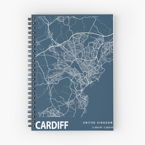 Item preview, Cardiff Blueprint City Map designed and sold by Peek-Designs.