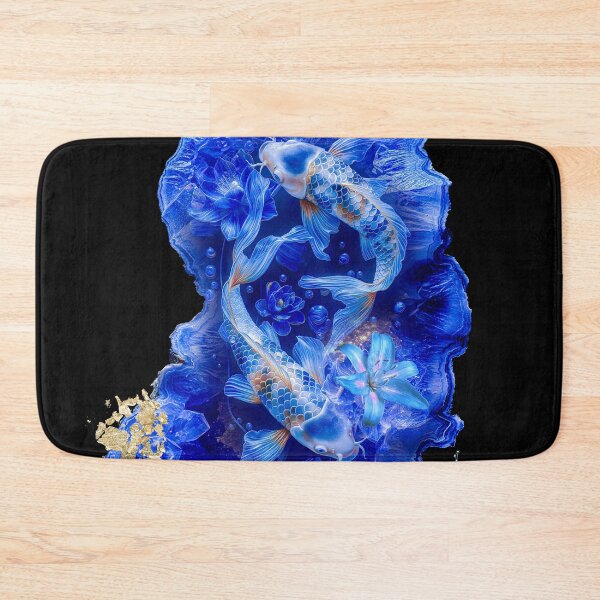 Item preview, Pisces Dreamscape: A Celestial Fusion of Blue Amethyst and Koi Fish designed and sold by TQDitty.