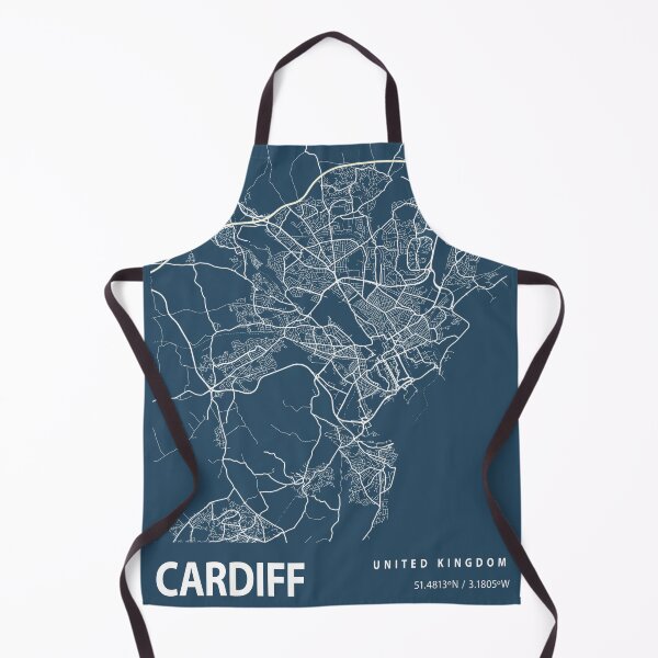 Item preview, Cardiff Blueprint City Map designed and sold by Peek-Designs.