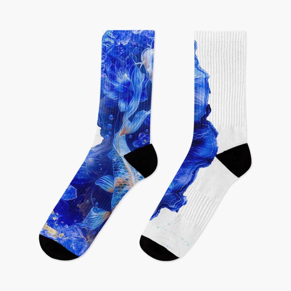 Item preview, Pisces Dreamscape: A Celestial Fusion of Blue Amethyst and Koi Fish designed and sold by TQDitty.