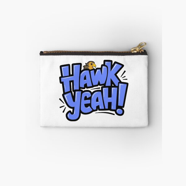 Item preview, Hawk Yeah! Cute Hawk Pun Blue designed and sold by PMCreative.
