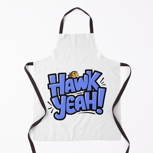 Item preview, Hawk Yeah! Cute Hawk Pun Blue designed and sold by PMCreative.