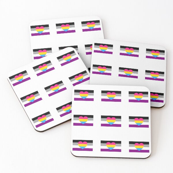 Item preview, Asexual Panromantic Flag Pack designed and sold by Inspirationmotivation.