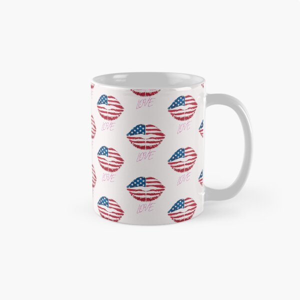 Item preview, American Kiss: A Symbol of Love, Unity, and Patriotism   designed and sold by StyleFused.