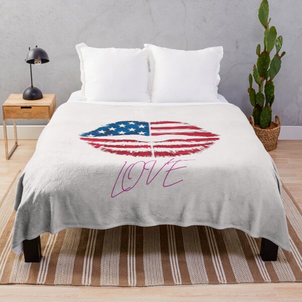 Item preview, American Kiss: A Symbol of Love, Unity, and Patriotism designed and sold by StyleFused.