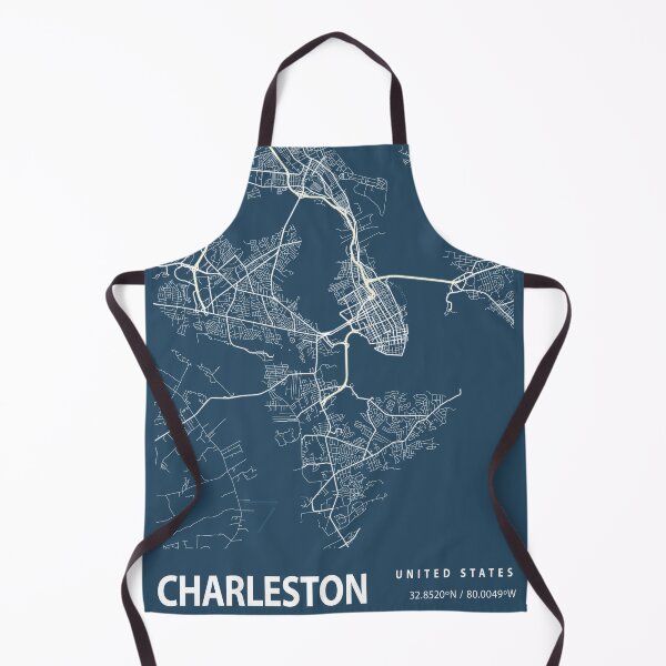 Item preview, Charleston Blueprint City Map designed and sold by Peek-Designs.