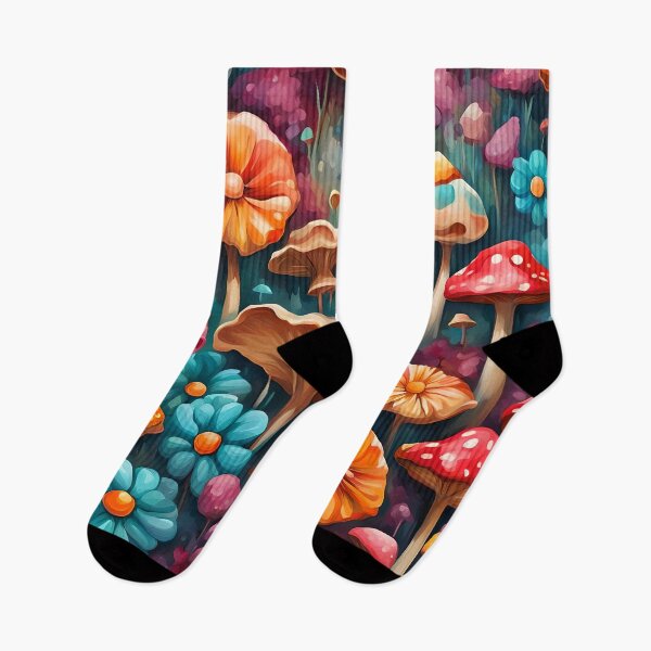 Item preview, Mushrooms: Vibrant Fungi Fantasia 019 designed and sold by REALDesign-Shop.