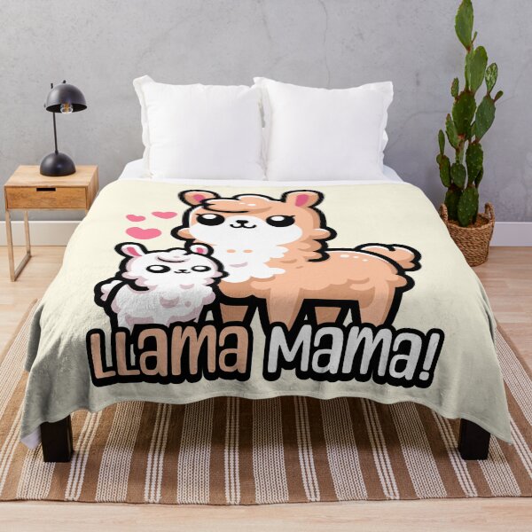 Item preview, Llama Mama! Cute Llama Pun designed and sold by PMCreative.