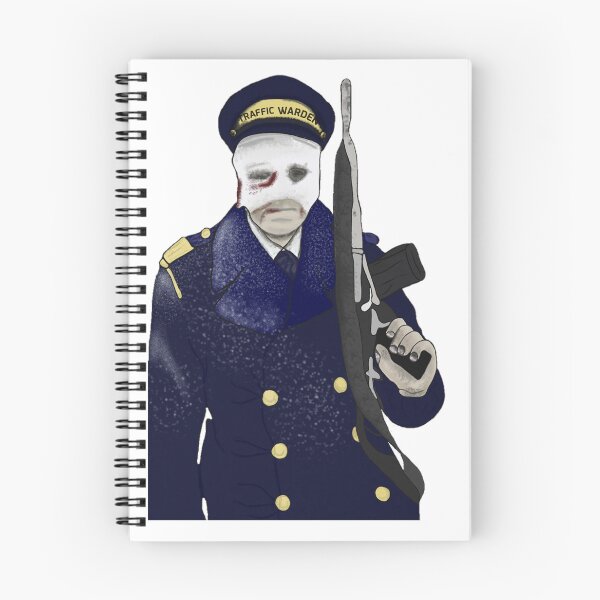 Item preview, Threads Nuclear War Traffic Warden designed and sold by Bad Zombie .